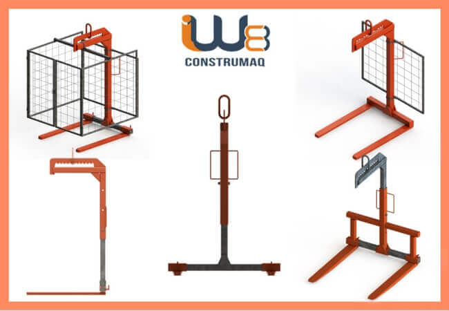 garfo pallet para munck