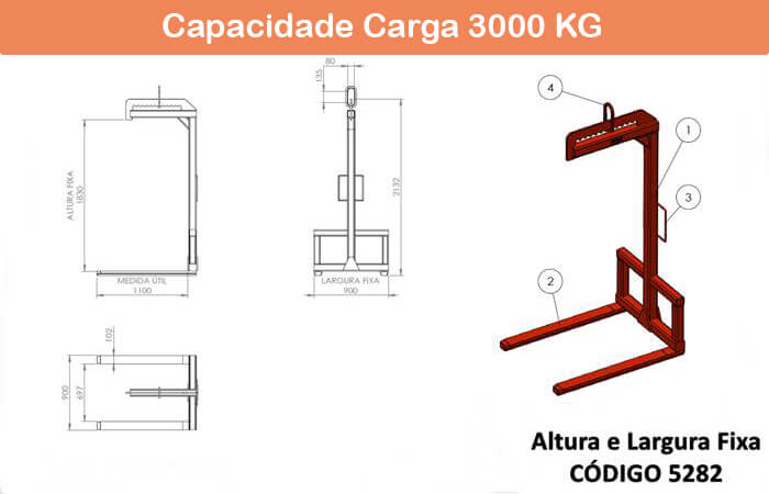 Garfo Paleteiro Fixo 5282