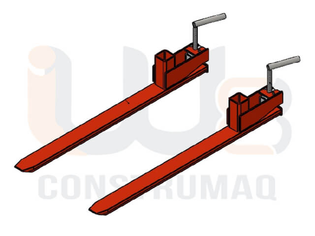 garfo de empilhadeira para pá carregadeira