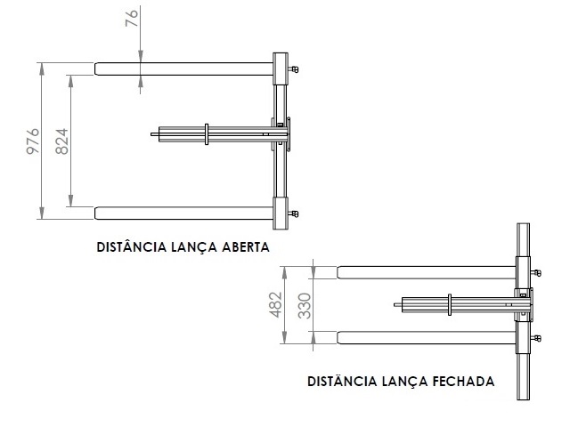 Garfo de Pallet